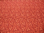 Peach and Rose Leaf Pattern